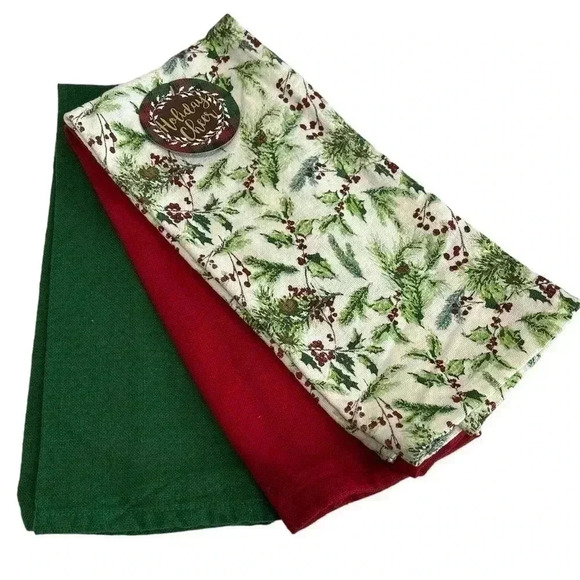 Holiday Cheer Other - Holiday Cheer Set of 3 kitchen towels